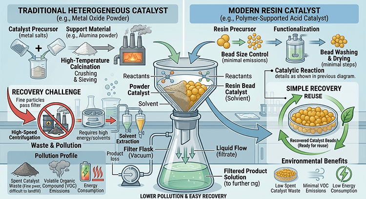 Application-Of-Catalyst-Resin